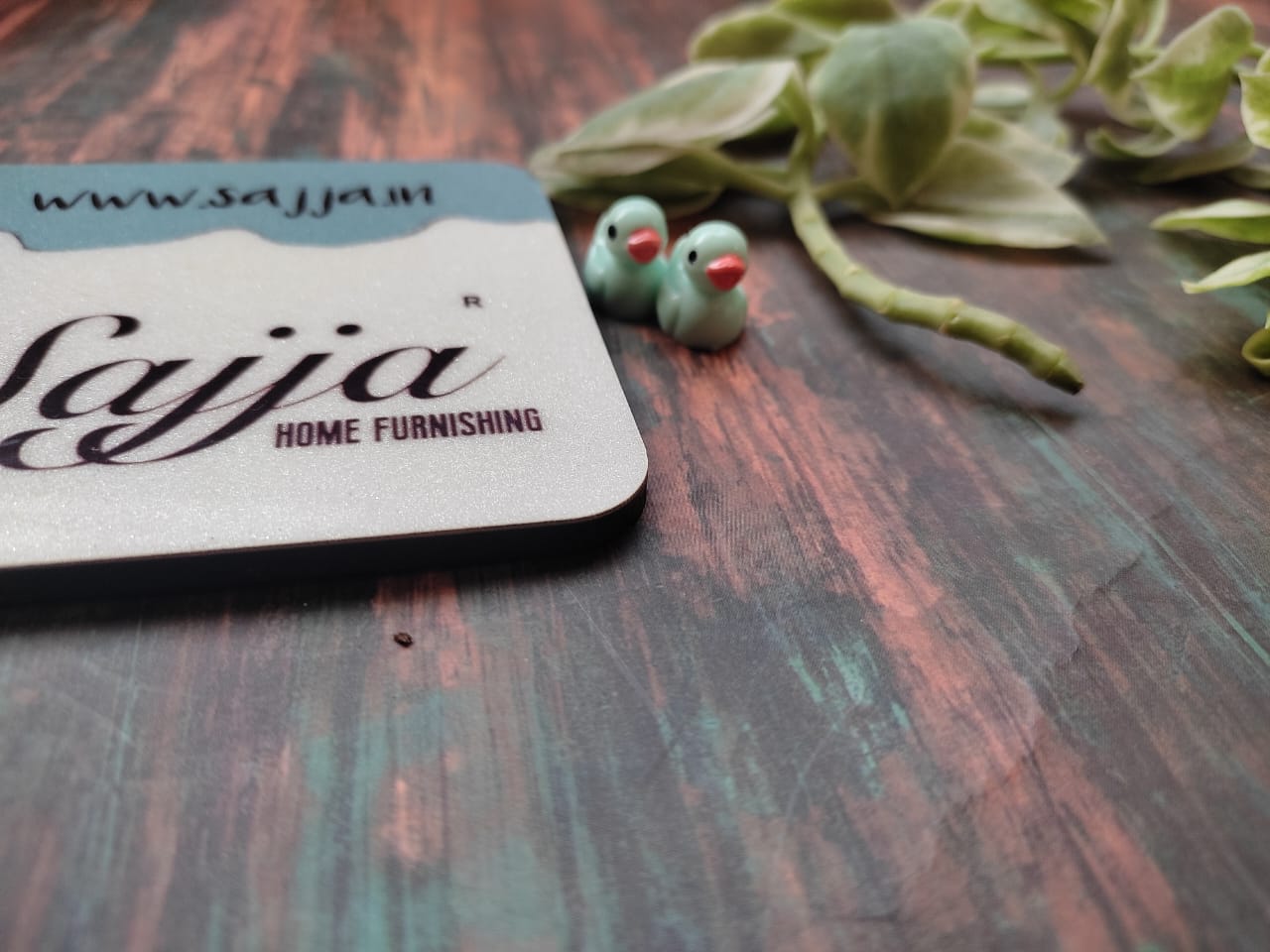 Mini Duck Fairy Garden Miniature Blue Duck Set of 2 - Sajja Garden Nursery