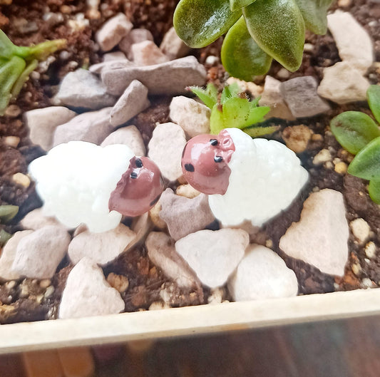 Brown Sheep Set of 2- Sajja Garden Nursery