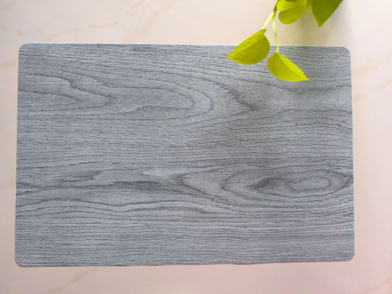 Rectangular PVC Plastic Table Mats- Pack of 6