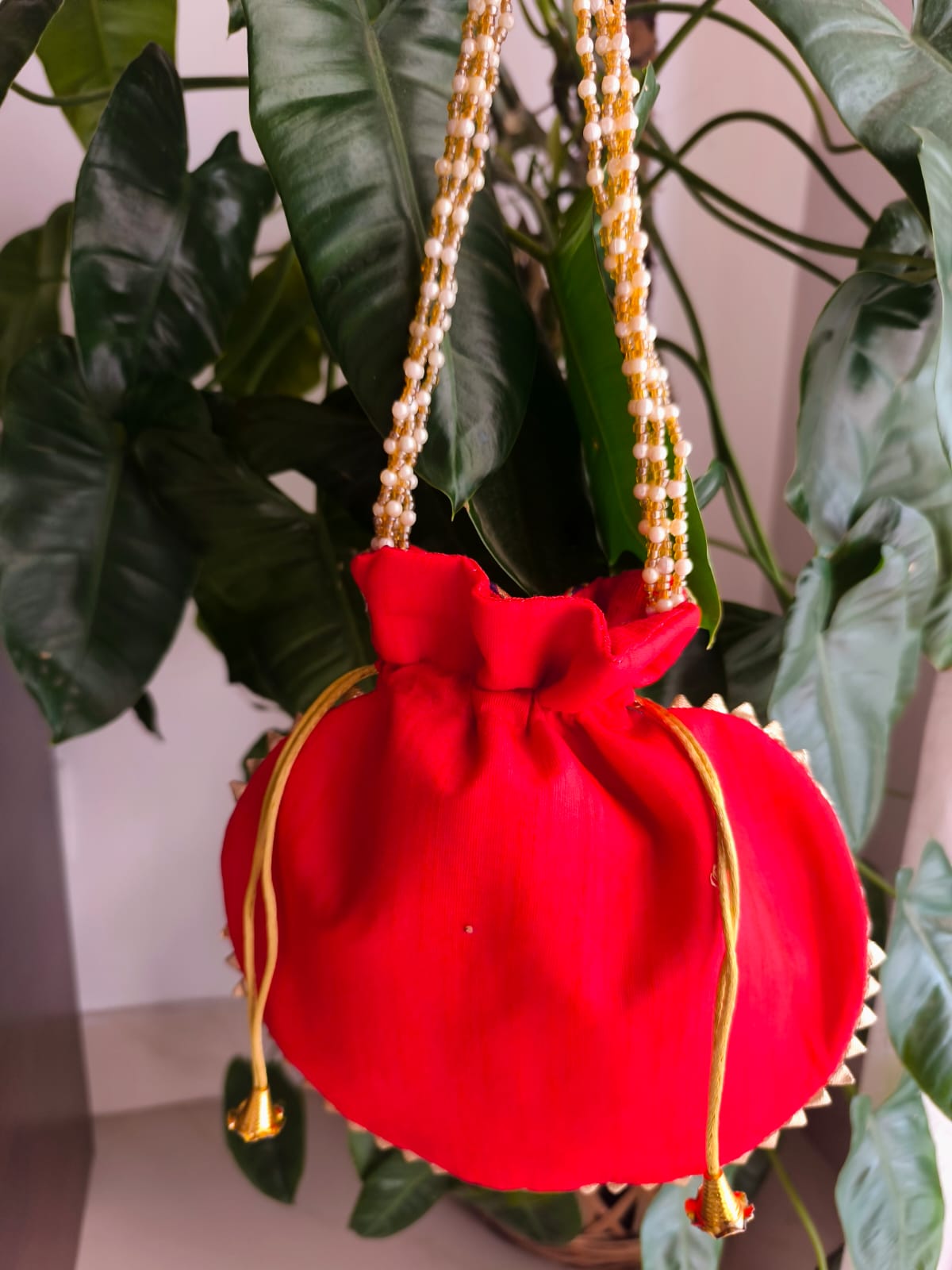 Designer Brocade Potlis Gift Bags | Handcrafted Potli Bags | Buy Party favors party favors