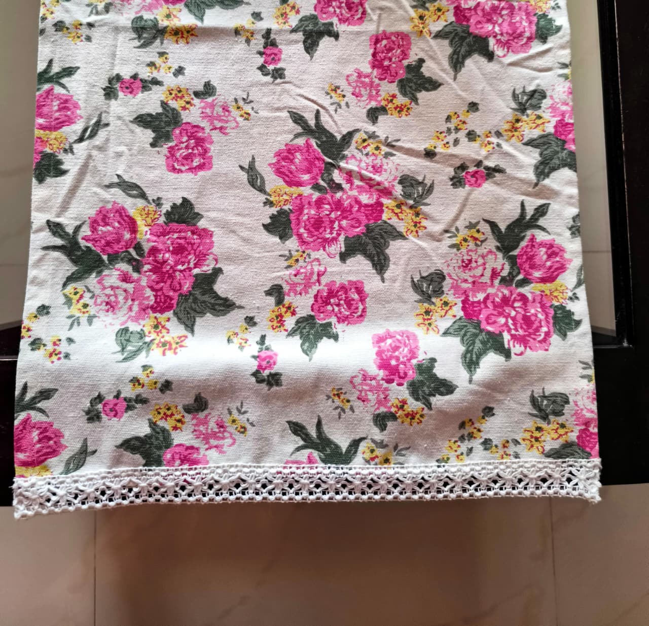 Chic Cotton Teapoy Table runner ( Microwave top) | Microwave Cover | Centre Table Runner