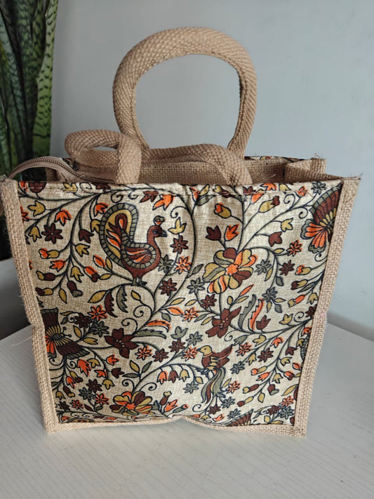 Designer Silk Jute Gifting Bag | Handcrafted Lunch Bags | Buy Party favors party favors | Gift Bag