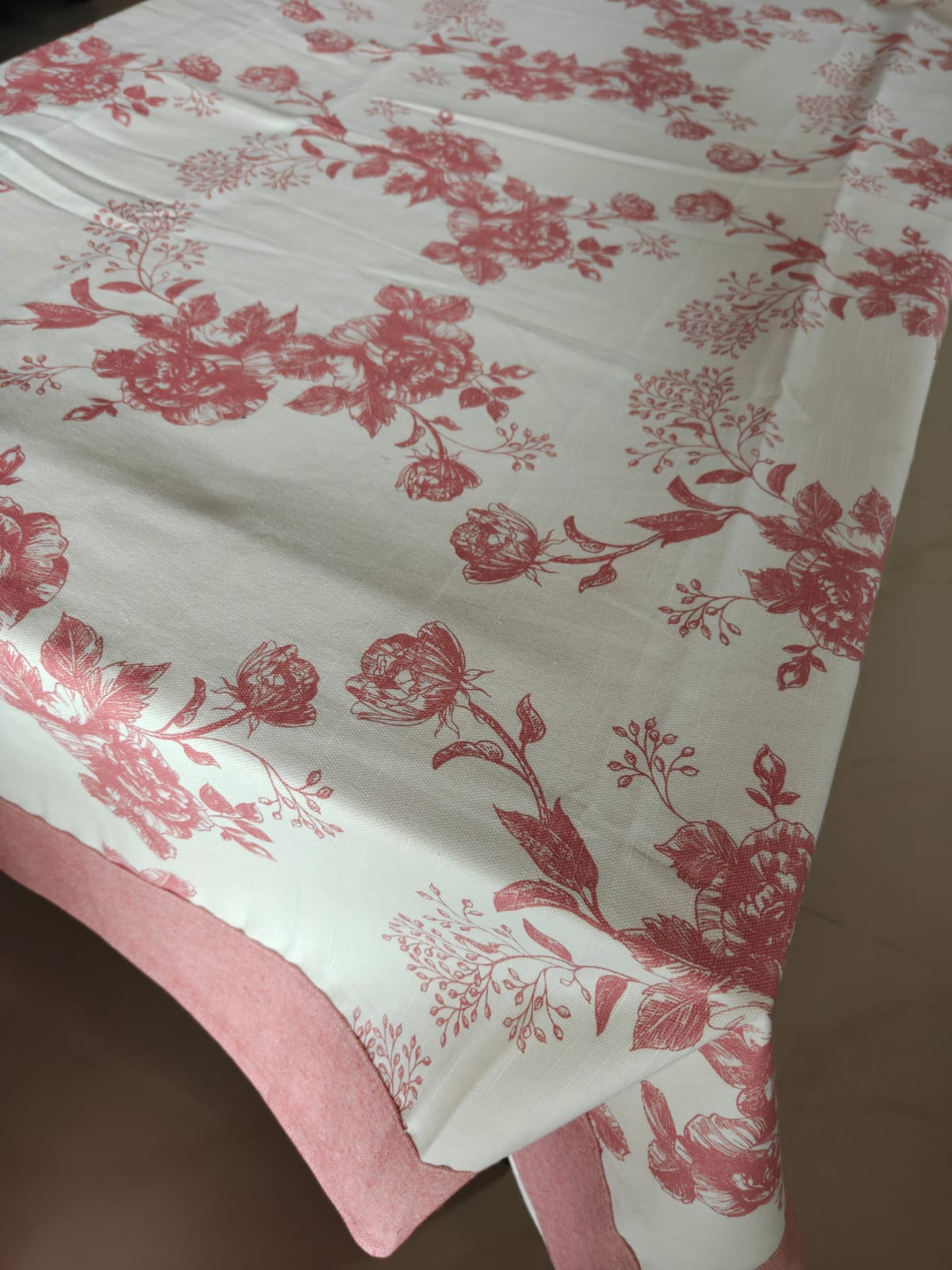 Buy flora Table Cloth -4 Seater Table Cover 54 IN x 78 IN