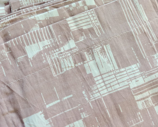 Designer French Luxury Living Cotton Modern Blush Rose Gold King Double Bedsheet 9 feet x 9 feet