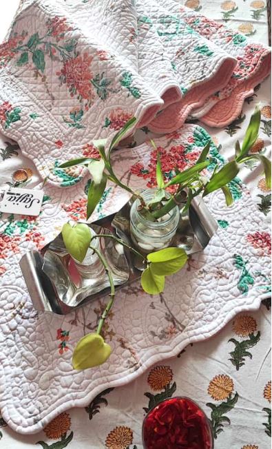 Buy Online Bring Nature Home Series Cotton Table Fabric Table Mats Set of 6 Rectangular