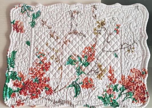 Buy Online Bring Nature Home Series Cotton Table Fabric Table Mats Set of 6 Rectangular