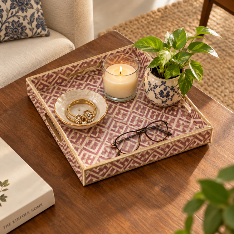 Home Décor : Trays • Festive Décor • Pooja • Tealights