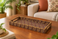Brown Turkish Mosaic Gold Decorative MDF Tray | Stylish Serving & Home Décor Tray
