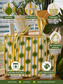 Yellow White Floral Block print tote bag - Handblock quilted women's bags - Women's handbag