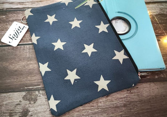 Trendy Star Canvas Cotton Multi Purpose Pouch Cosmetic Bag