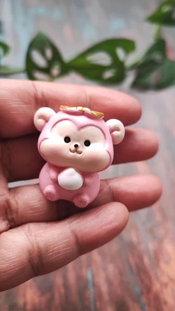 Cute Pink Monkey to bring a smile to your face- Sajja Garden Nursery