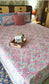 Buy Mughal Jaal South Cotton Handblock Floral Double Bedsheet King 9 feet x 9 feet