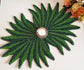 Classic Leaf Decorative Beads Table Placemat Beaded Décor Mat