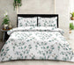 Luxury Opulence Cotton Floral Sea Green White Double Bedsheet Queen