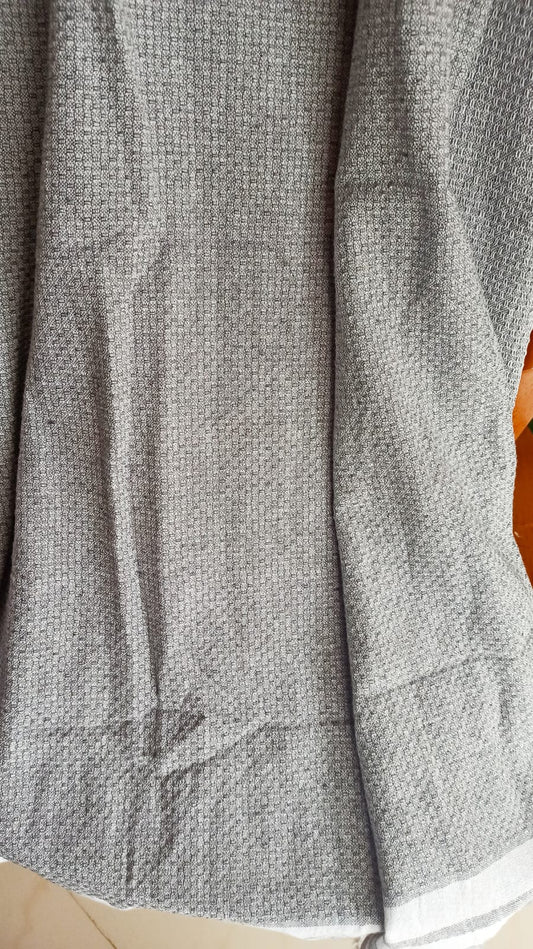 Super Absorbent Organic Cotton Beach Bath Towel Light Grey XL For Men