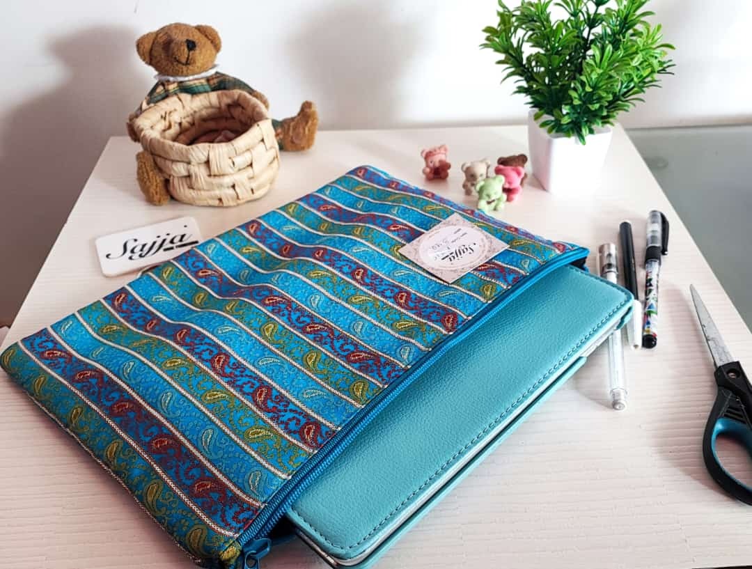 Jacquard Weave Silk Velvet Multi Purpose Pouch Cosmetic Bag Pencil Pouch Clutch Bag iPad pouch 