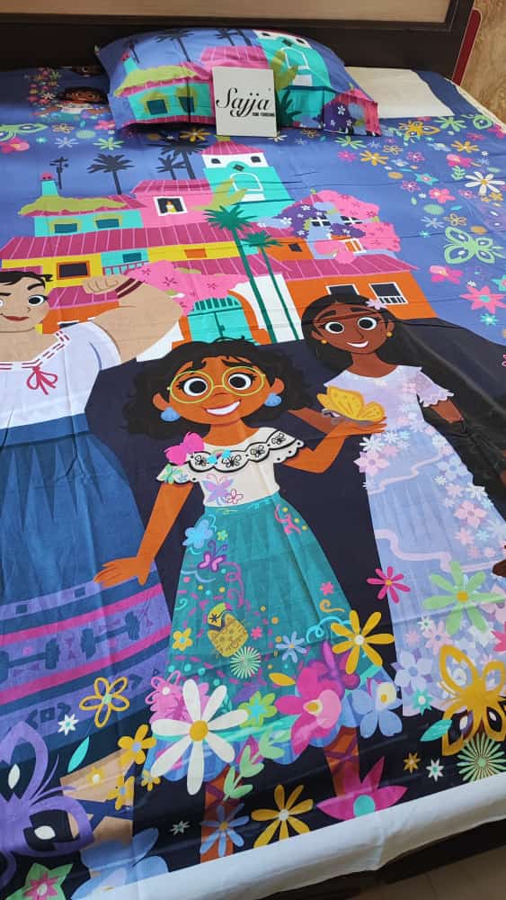 Disney Encanto Kids Print  Single Bedsheet (60 x 90in)