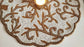 Vintage White Golden Beaded Placemat