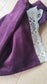 Rich Royal Purple Velvet Table Runners With Crochet Lace |  Microwave Cover | Centre Table Runner