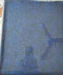 Buy Online Dark Blue Floral Sateen Striped Single Bedsheet (60 x 90in)