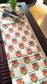 Buddha Art Inspired Silk Dining Table Runner 6 seater Side Table Runners Gift L-72 in, W-12in)