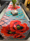 Sajja Enchanting Elegance Silk Table Runner (12 x 72 inches)
