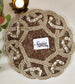 Royal Antique Jashn-ne-Bahara Vintage Gold Cream Round Hand Beads Placemat