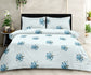 Summery Deluxe Powder Blue Percale Cotton Double Bed King Bedsheet 9f x 9f