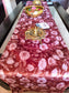 Classical Floral Brown Velvet Table Runner 12 x 72 inches