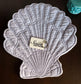 Shell Lavender Embossed Quilted Cotton Table Placemat Trivet