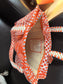 Women Ethnic Motifs Printed Shopper Tote Bag handbag - Orange