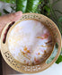 Modern Frangipani Floral Artistic Small Tray Gift Pichwai tray Decor piece