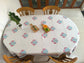 Designer Hand block Rectangular Floral Cotton Table Cover - 60 x 90 inches 6 seater | smaller 8 seater  Table Cloth