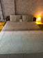 Premium Ombre Collection Fine Cotton Teal Green Double Bedsheet Super King 9f x 9f