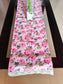 Pink Floral Trendy Cotton Table Runner |  Microwave Cover | Dining Table Linen Collection