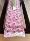 Pink Floral Trendy Cotton Table Runner |  Microwave Cover | Dining Table Linen Collection