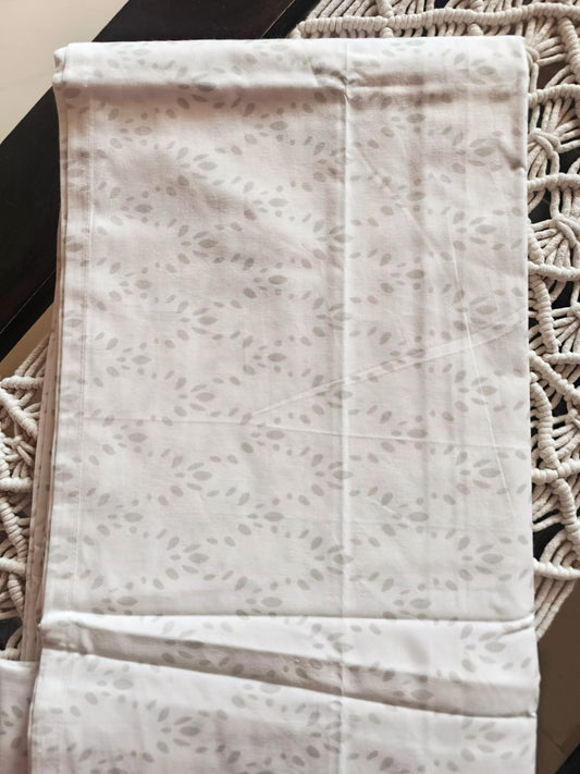 Deluxe Premium Cotton Floral Double Bedsheet Super King 9f x 9f