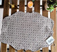 Winchester Grey Velvet Focal Runner Decorative Quilted Table Placemat