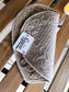 Velvet Brown Heart Trapunto Decorative Quilted Table Placemat Mat