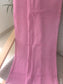 Absorbent Weaved Tasseled Turkish Organic Cotton Bath Towel Pink - large