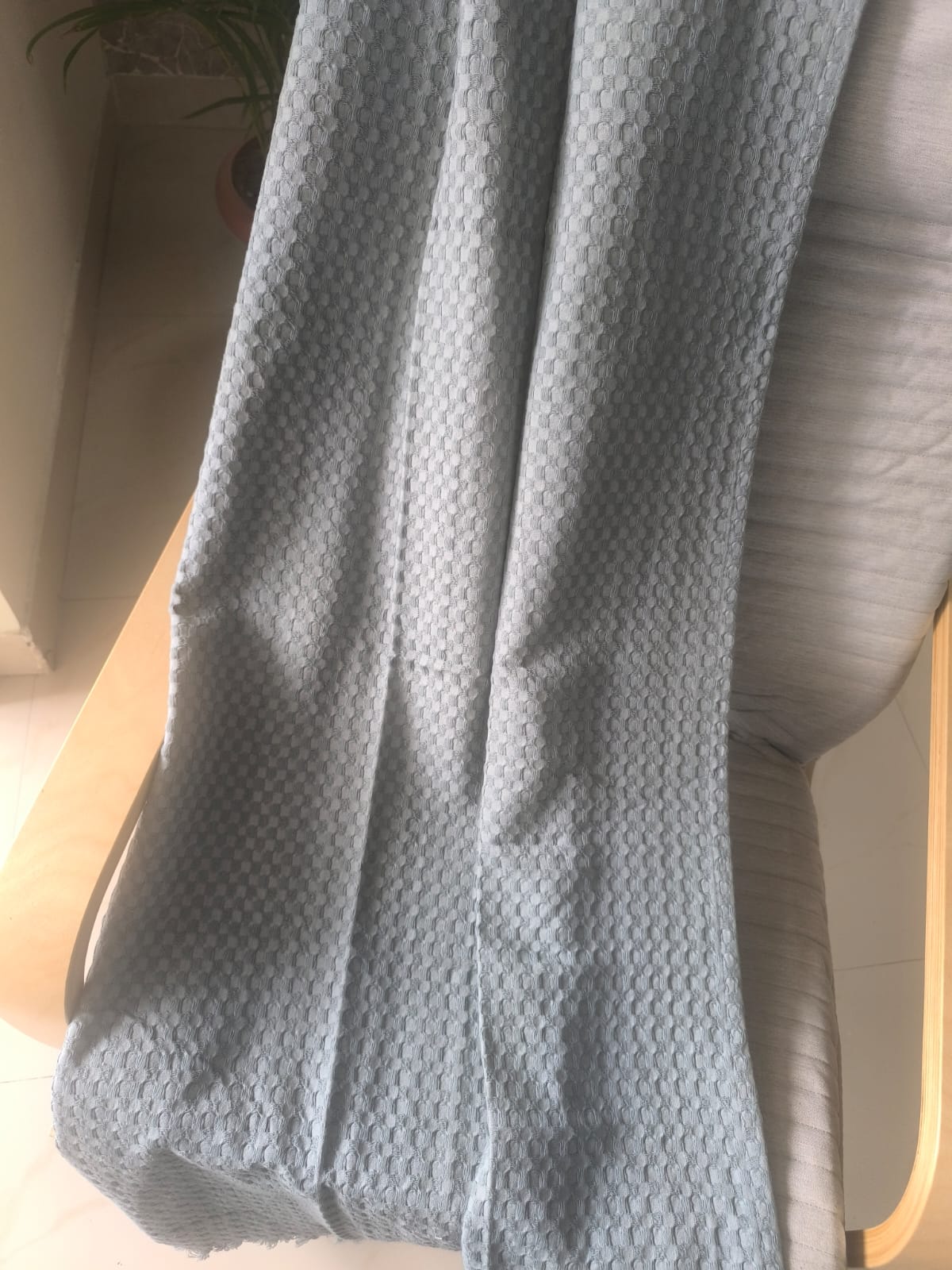 Royal Luxurious Jade Cotton Waffle Bath Towel | Sofa throw
