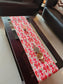 Chic Ikat Dupioni Silk Table Runner For Dining Table Coffee Table n Foyer (L-72in, W-12in)
