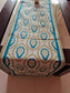 Buddha Art Inspired Silk Dining Table Runner 6 seater  Side Table Runners Gift L-72 in, W-12in)