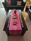 Blush Pink French Renaissance Ombre Silk Table Runner (L-72in, W-12in)