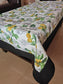 Floral Pure Cotton Six Seater Table Cloth with borders 60 x 90 inches