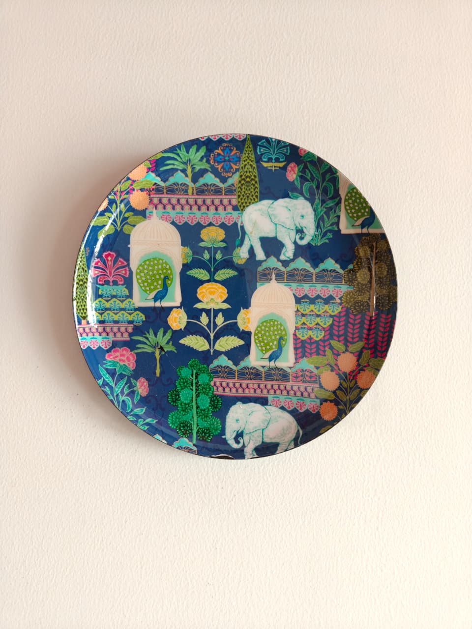 Where elephants wander under sapphire skies