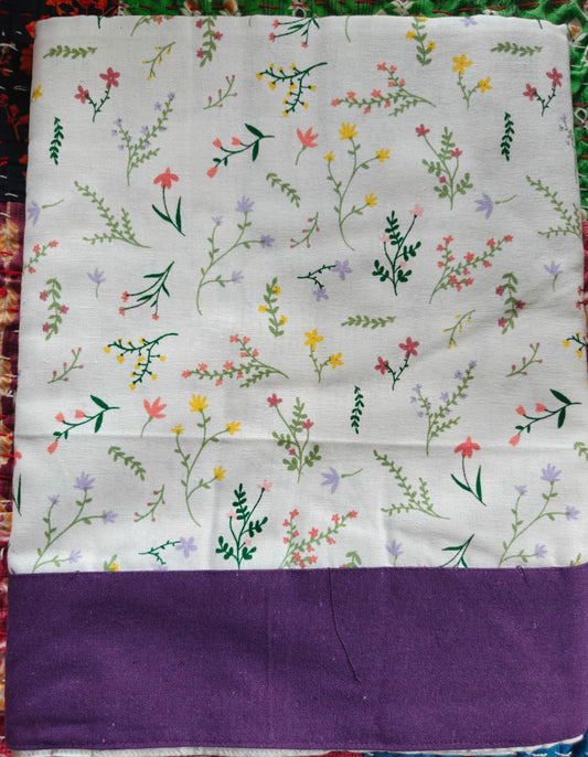 Designer Wilderness Floral Cotton Dining Table Cloth 6 to 8 Seater Table Cover 60" x 90" Teal Green
