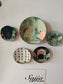 Heritage Charm: Peacock Jharoka Magnet Collection - Set of 5 Magnets in Mandala box