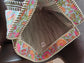 Women Ethnic Motifs Printed Shopper Tote Bag handbag - Greyish Blue