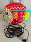 Handmade Cotton Fabric Red Kids Pouch Coin bag iPods Earplugs bag multicolour
